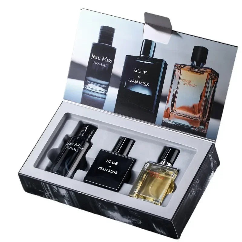 High Quality 90ml Men Perfume Hombre Gift Box 3pcs Set Colognes Scent