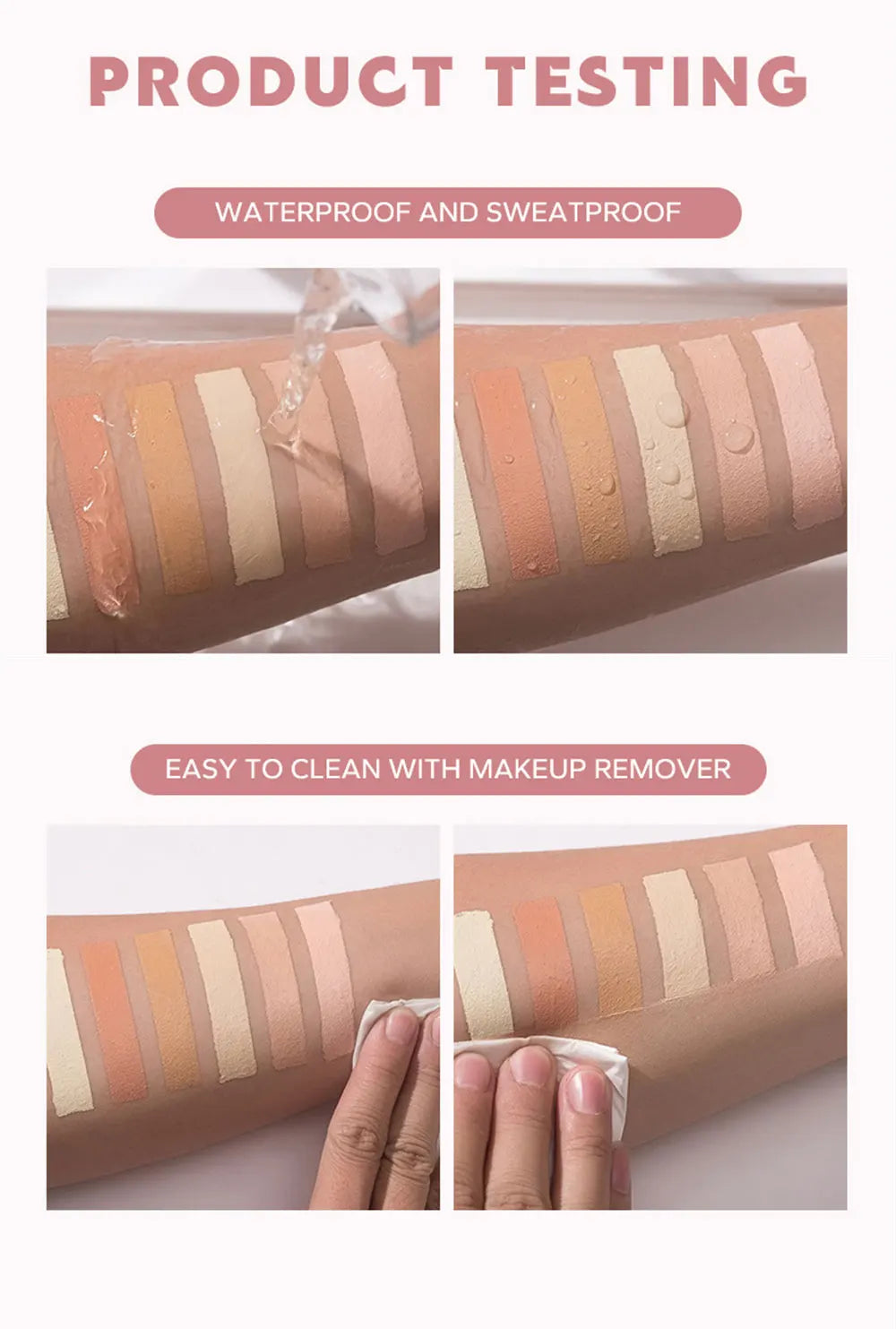 Natural Color Concealer Palette