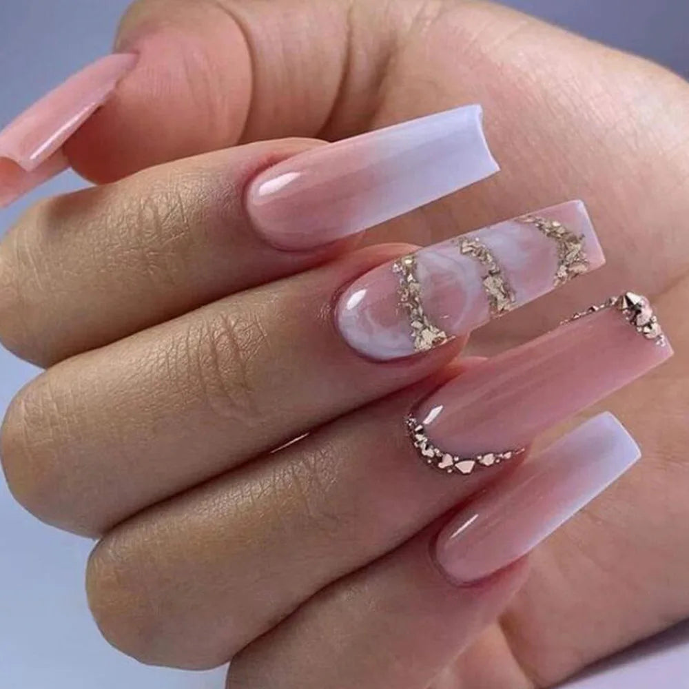 24Pcs Artificial Finger Nails