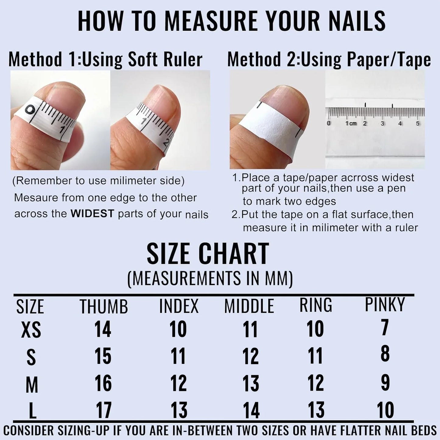 French Style Handmade Artificial Manicure Nail