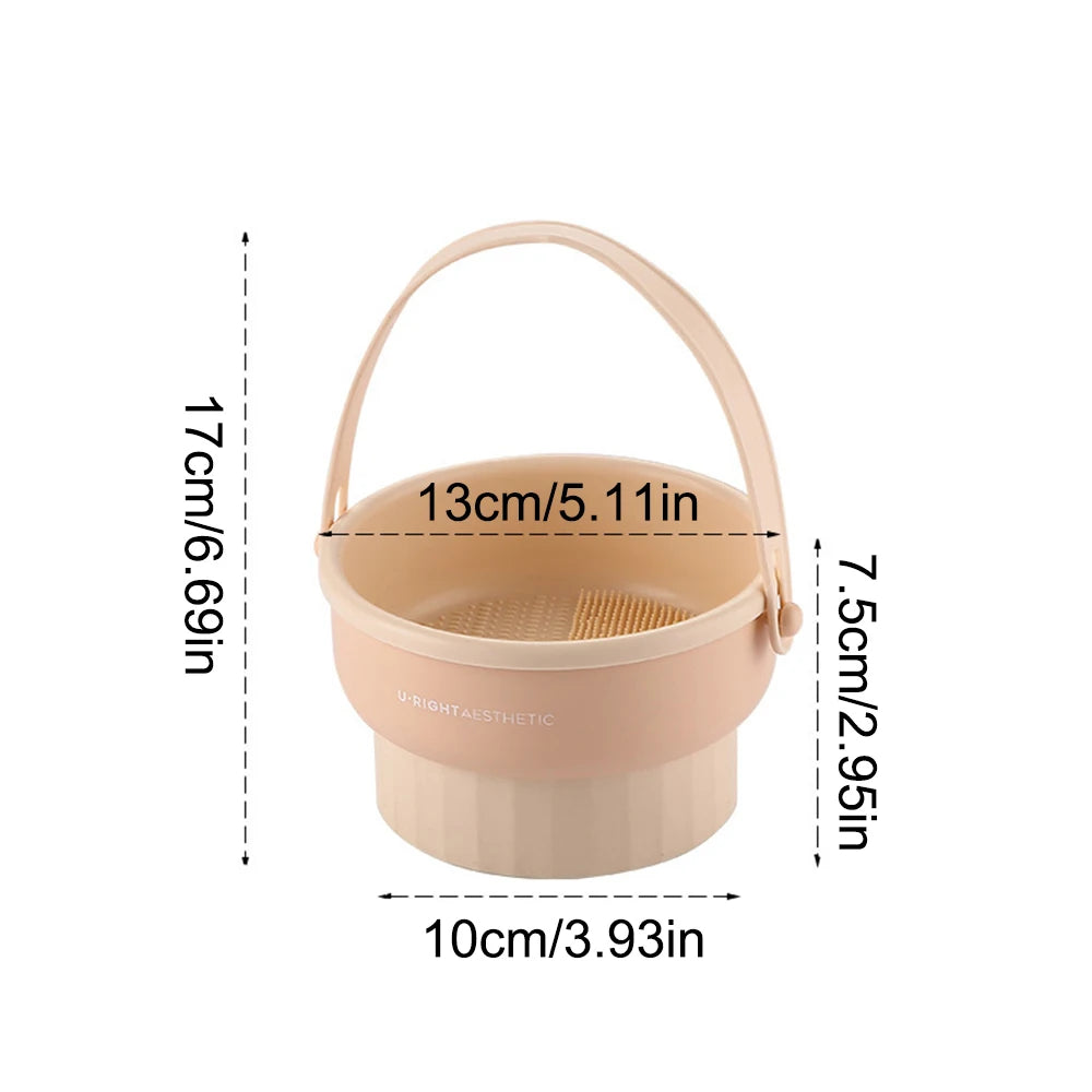 Makeup Brush Cleaning Bucket Washing And Drying Tools