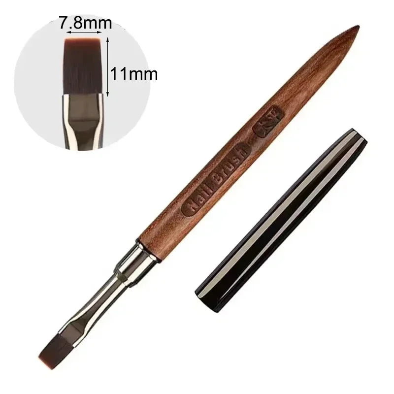 Wood Gel Painting Brush Nail Art