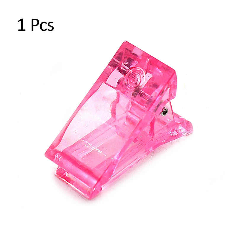 Transparent Crystal Extension Rubber Setting Clip