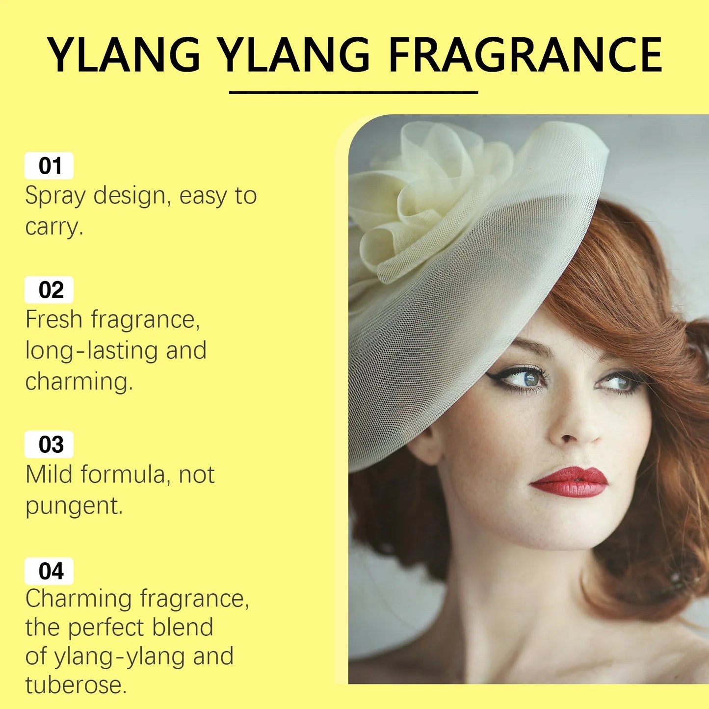 Body Perfume Spray Ylang Ylang Evening Fragrance