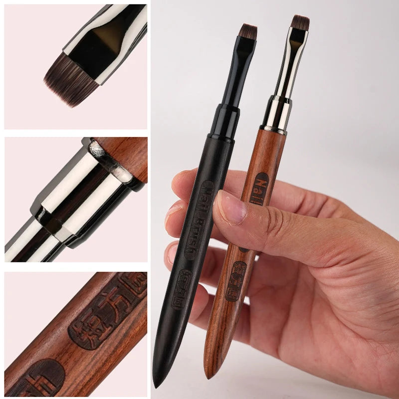Wood Gel Painting Brush Nail Art