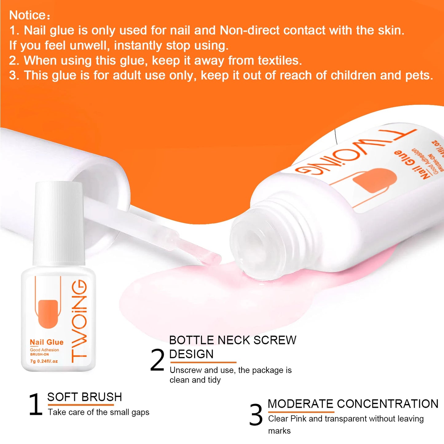 7g Super Strong Nail Glue For Nail Tips
