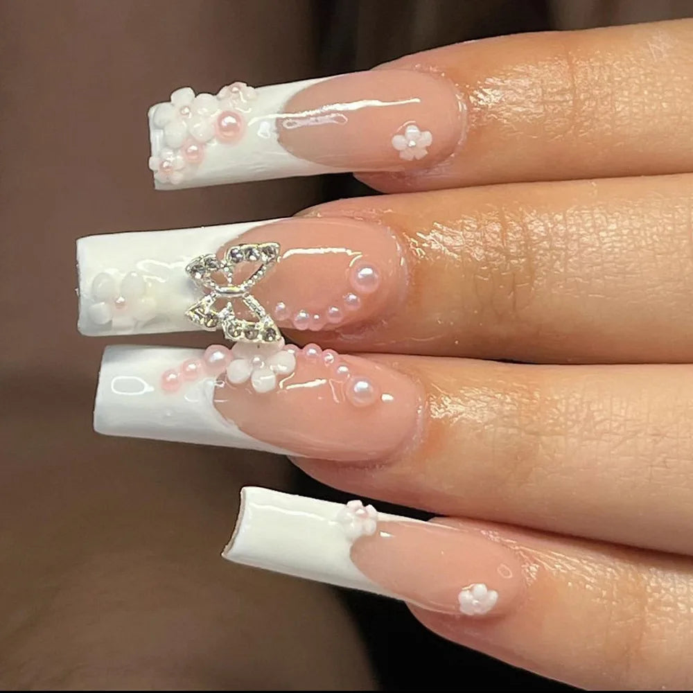 24Pcs Artificial Finger Nails