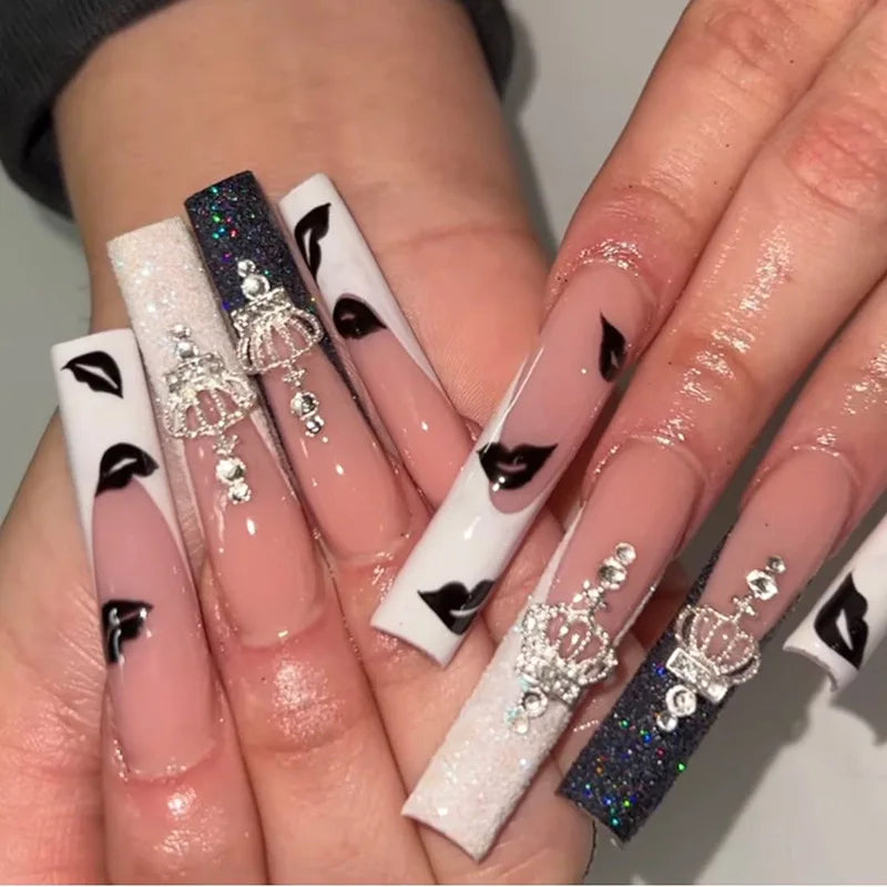 24Pcs Artificial Finger Nails