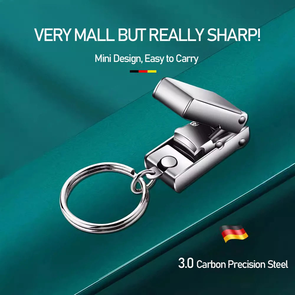 Collapsible Portable Travel Fingernail Nail Scissors