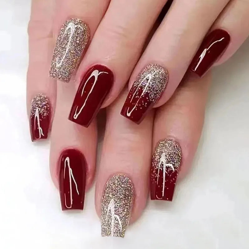Fashion Colorful Butterfly False Nail