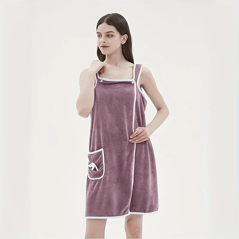 Bath Towel Household Women Wearable Wrap