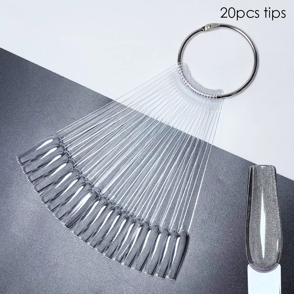 Nail Display Sticks Nail Swatch False Nail Tips