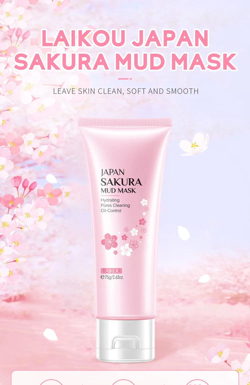 9pcs Facial Products Kit Sakura Skin Care Set