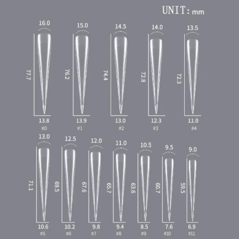 Artistic Extra-Long Pointed Salon Wearable Nail