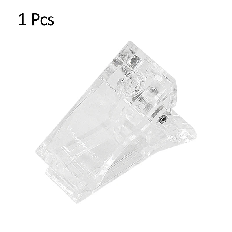 Transparent Crystal Extension Rubber Setting Clip