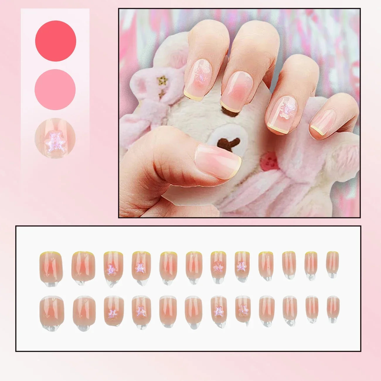 French Style Artificial Nail Tip