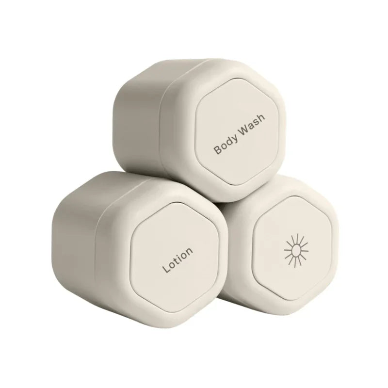 3 Pcs Travel Containers Haircare Set