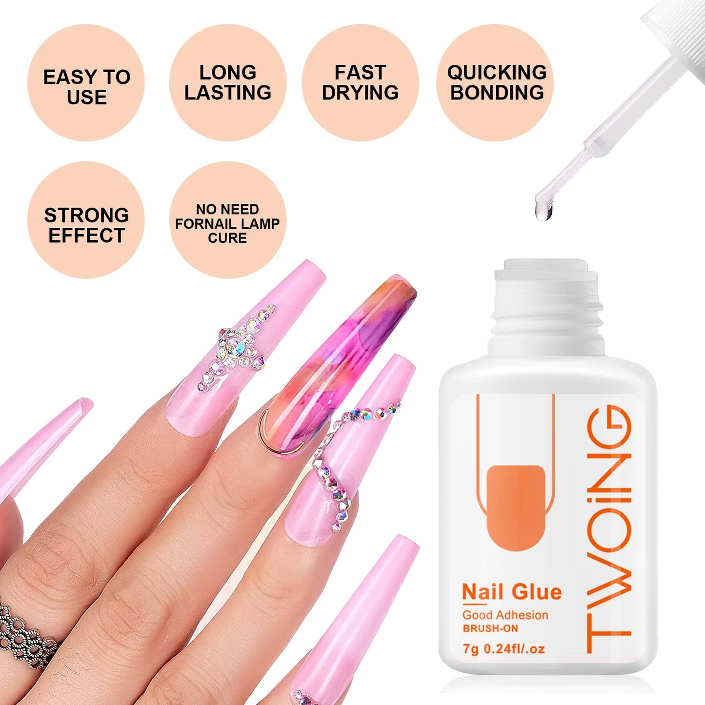7g Super Strong Nail Glue For Nail Tips