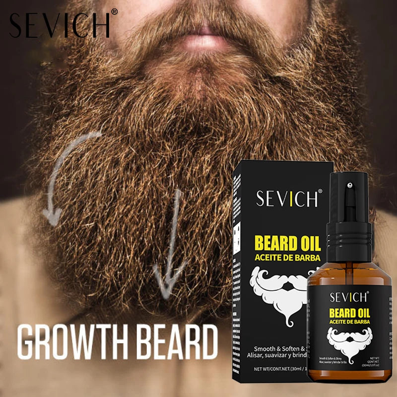 SEVICH Natural Beard Growth Oil for Men