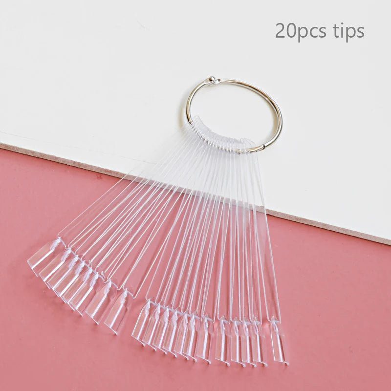 Nail Display Sticks Nail Swatch False Nail Tips