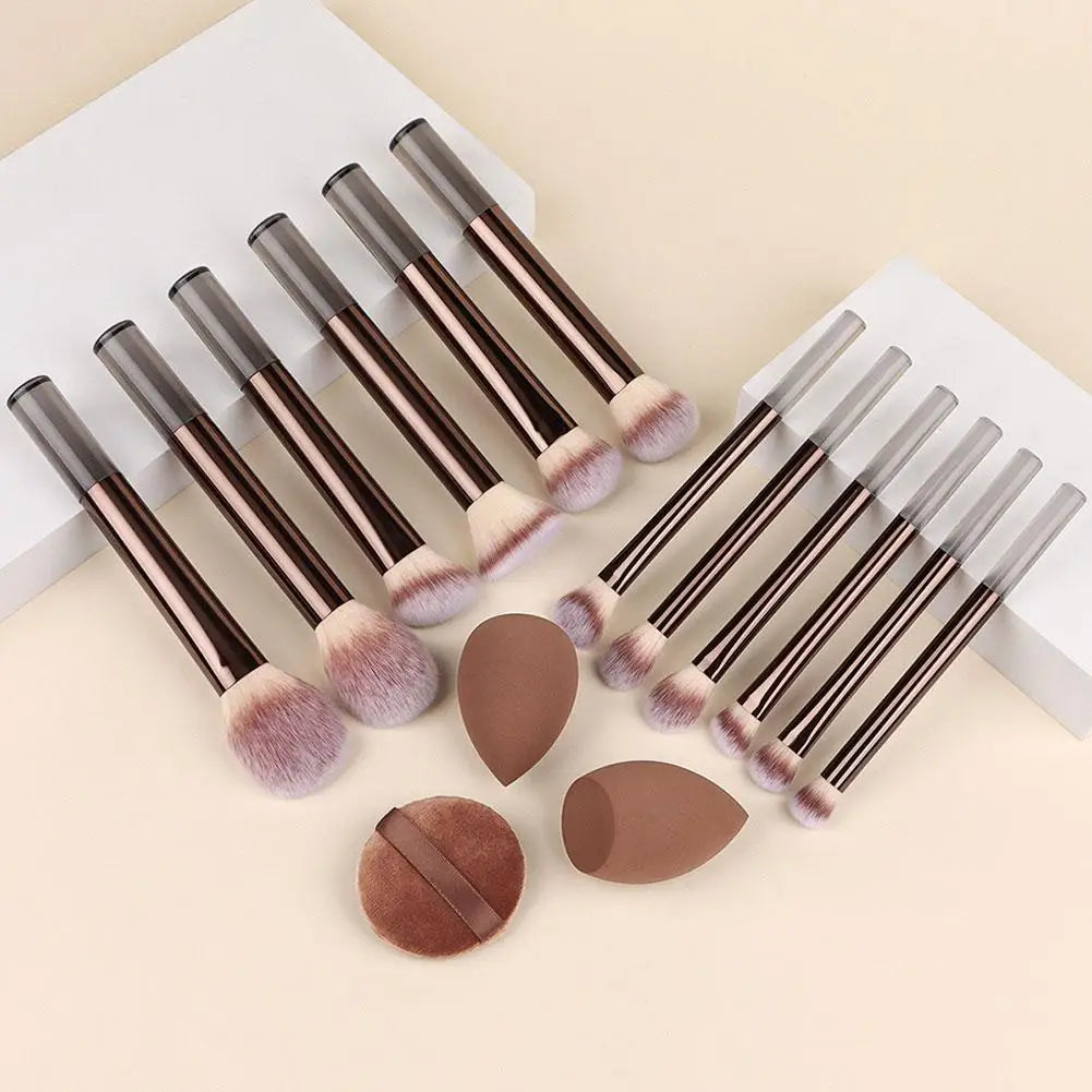 Makeup Brush Set 12 Pcs Everyday Essentials Makeup Brush Set
