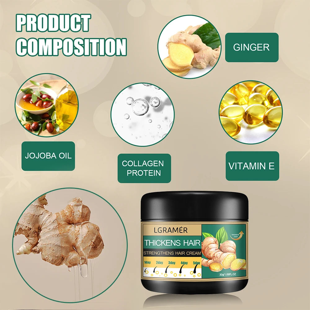 Ginger Hair Cream Deep Cleansing
