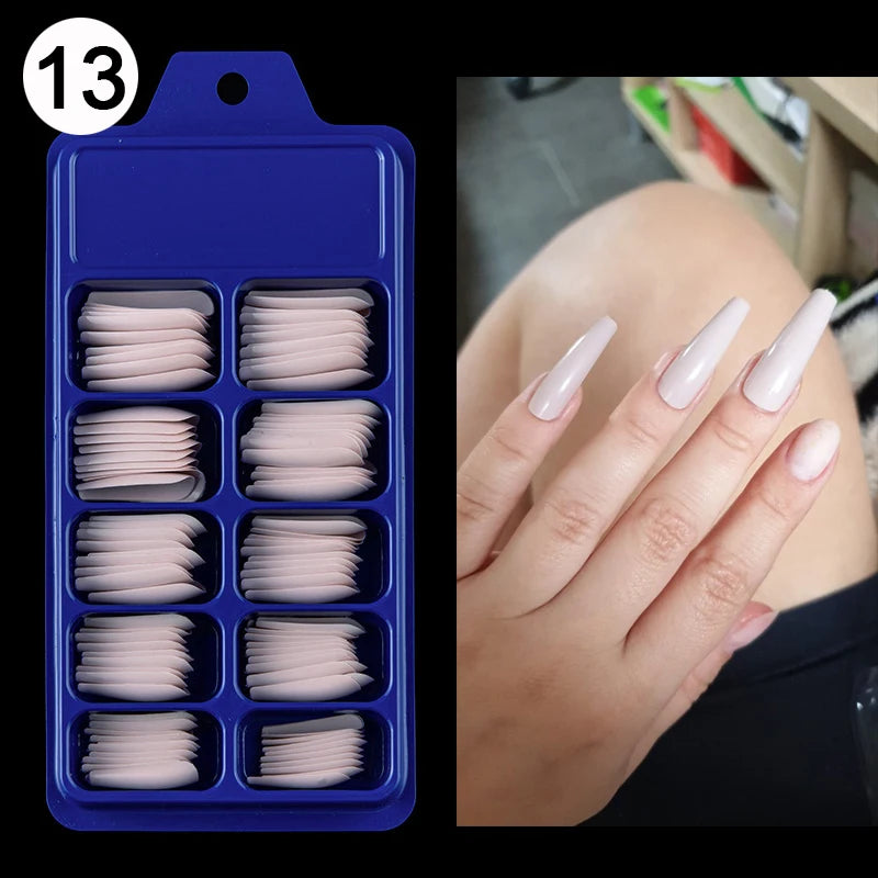 100pcs/box Acrylic Artificial False Nail
