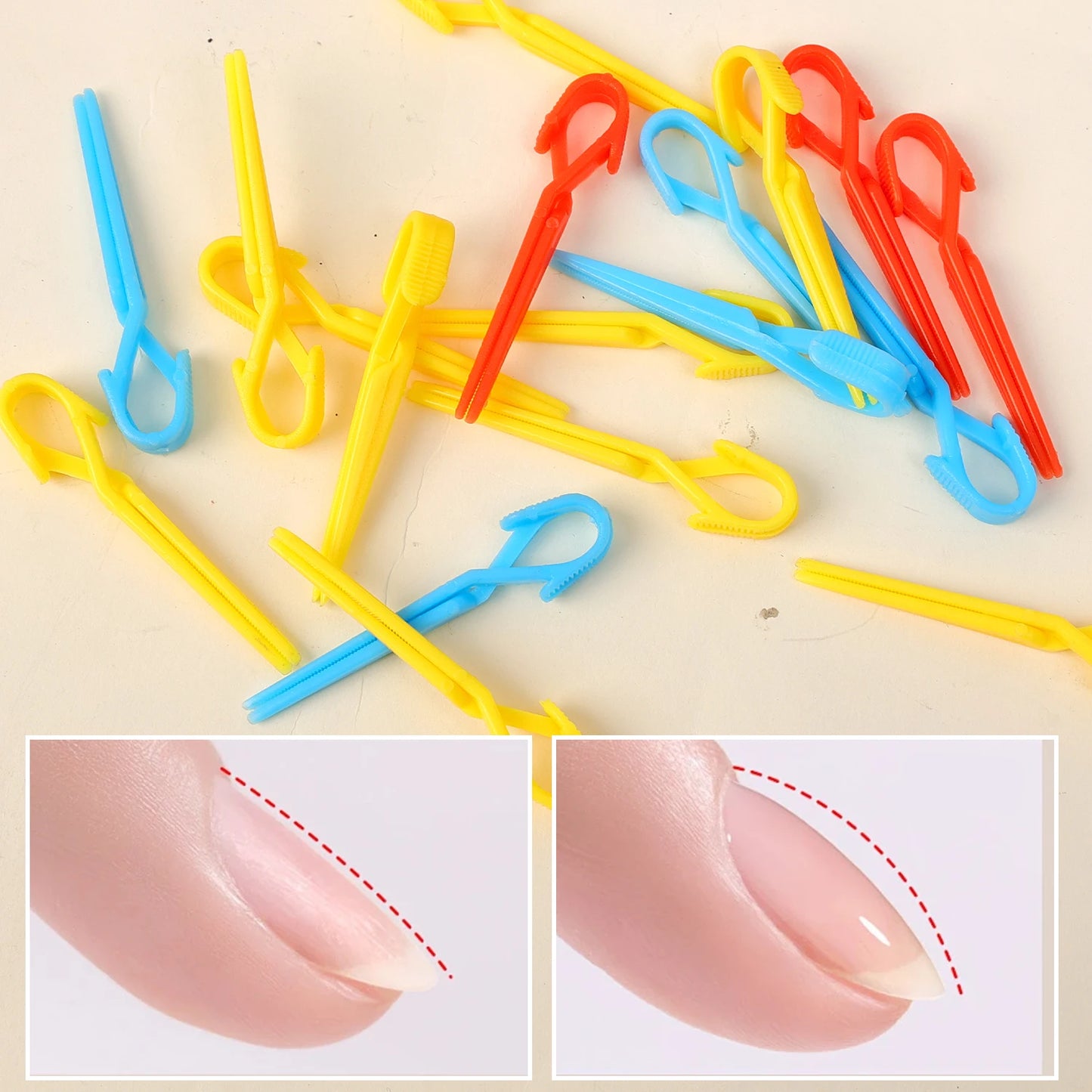 50PCS Reusable Nail Shaping Clips