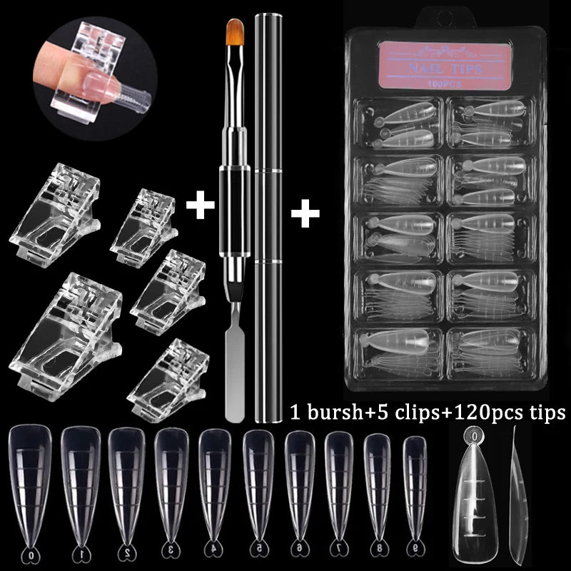 100Pcs/Box Acrylic Nail Tips