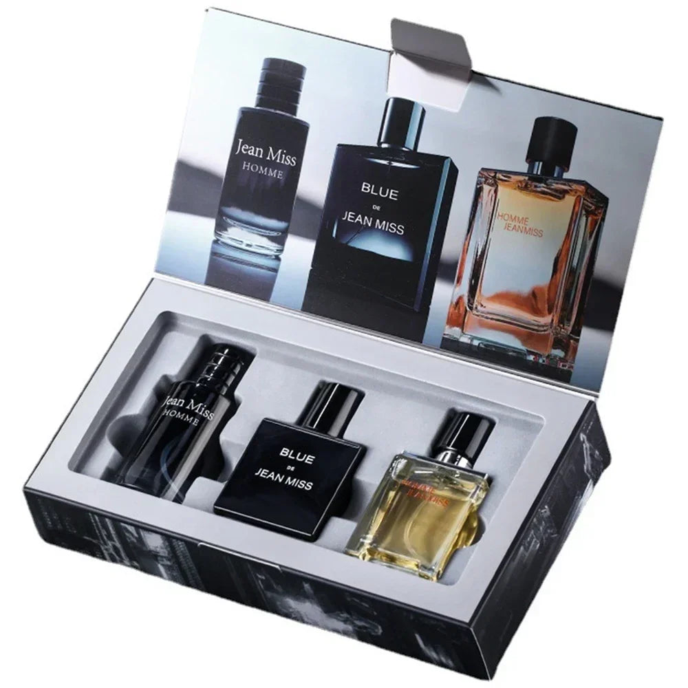 High Quality 90ml Men Perfume Hombre Gift Box 3pcs Set Colognes Scent