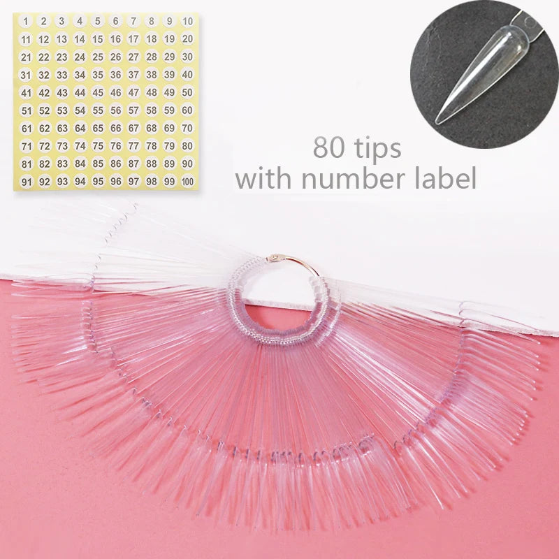 Nail Display Sticks Nail Swatch False Nail Tips