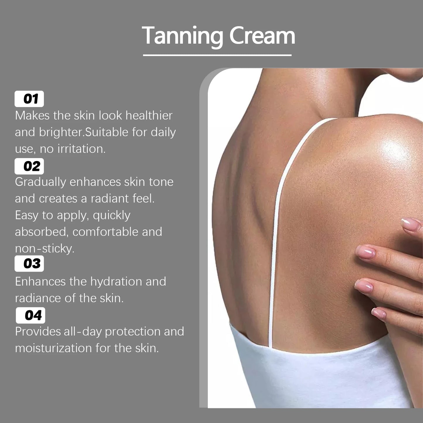 Tanning Lotion Face Body Self Tanner Sunless Browning Streak