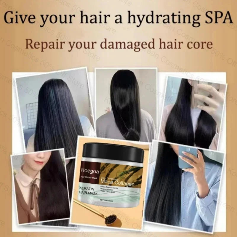Collagen Keratin Hair Mask Dual Oil Control Moisturizer