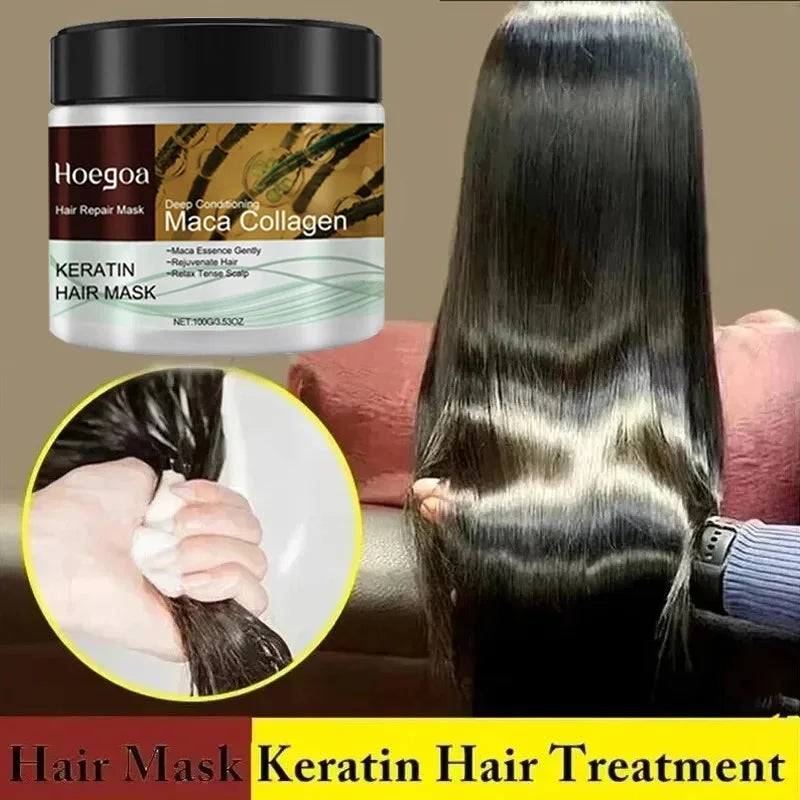 Collagen Keratin Hair Mask Dual Oil Control Moisturizer