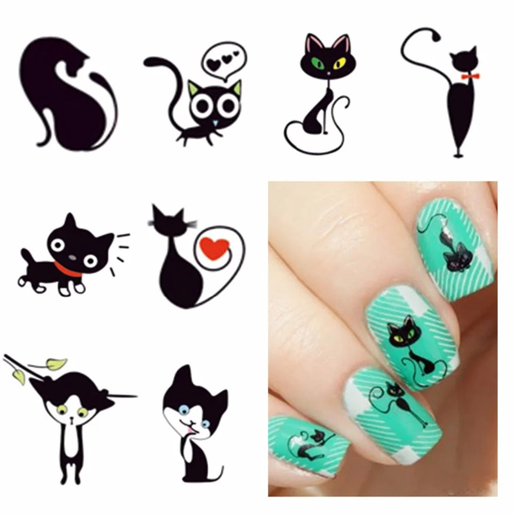 1 Sheet 12 Types Designs DIY Transfer Nails