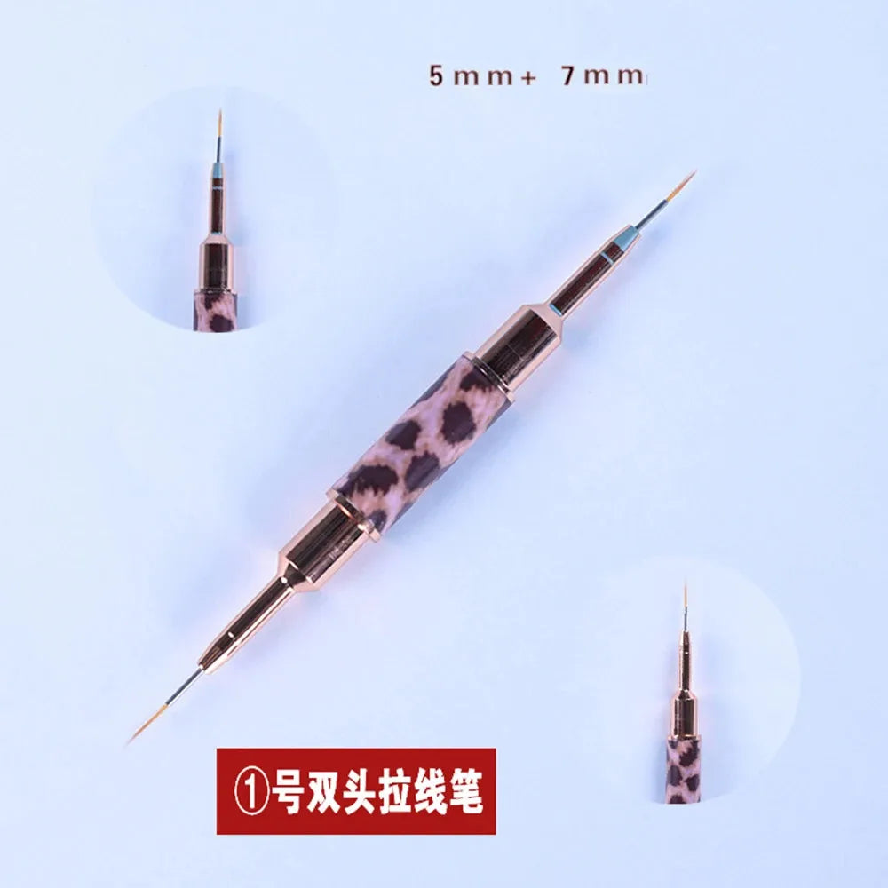Black Nail Art Liner Brushes