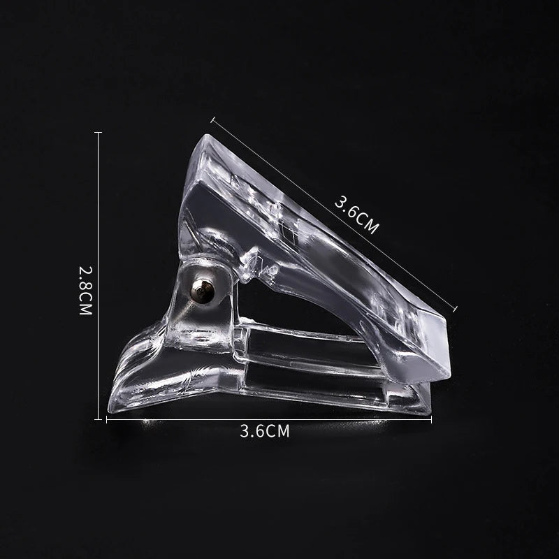 Transparent Crystal Extension Rubber Setting Clip