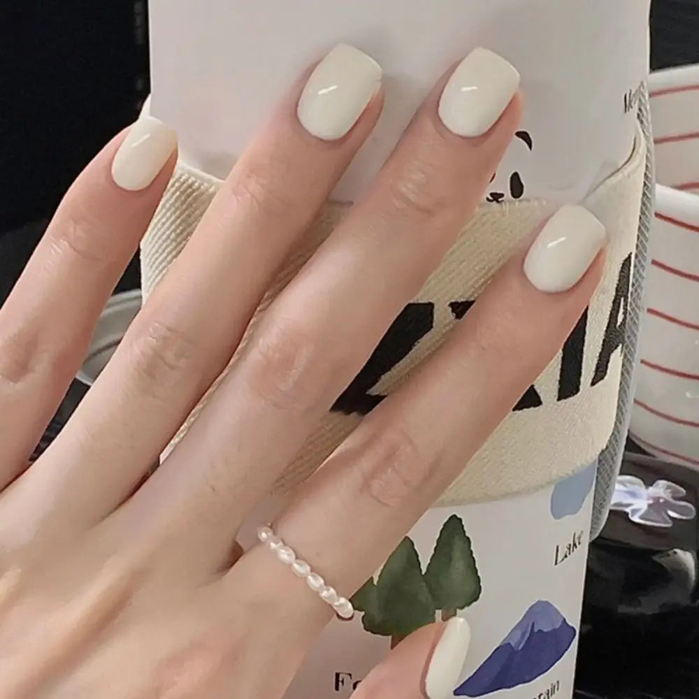 French Simple Style False Nails