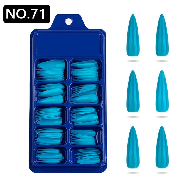 100pcs/box Acrylic Artificial False Nail
