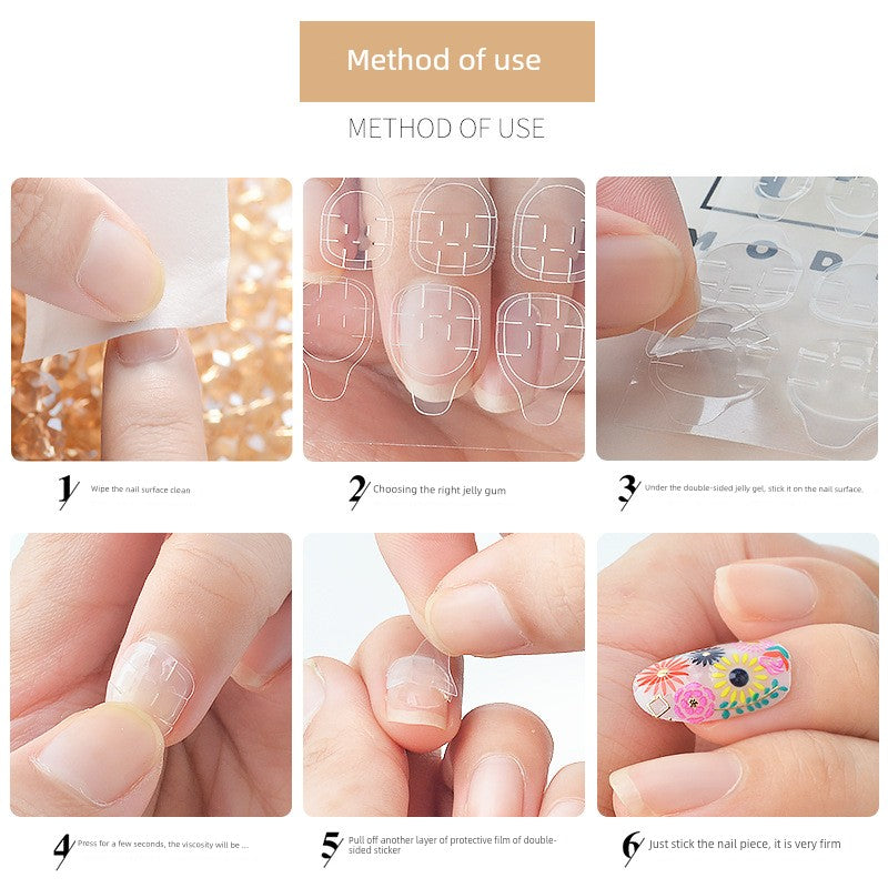 Jelly Glue Environmental-Friendly Transparent Invisible Stickers