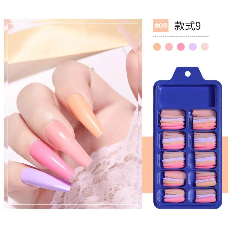 100pcs/box Acrylic Artificial False Nail