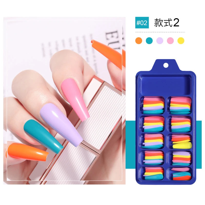 100pcs/box Acrylic Artificial False Nail