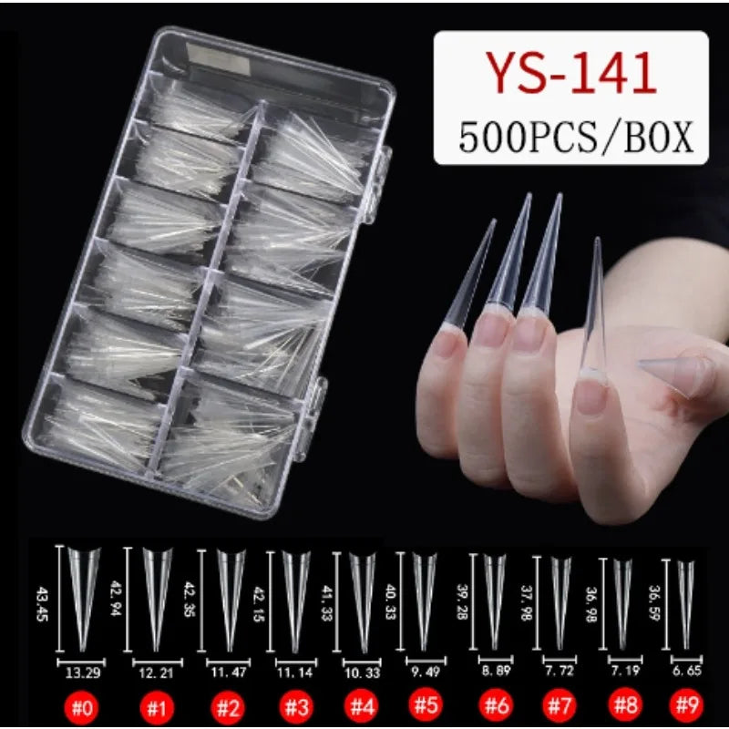 Artistic Extra-Long Pointed Salon Wearable Nail