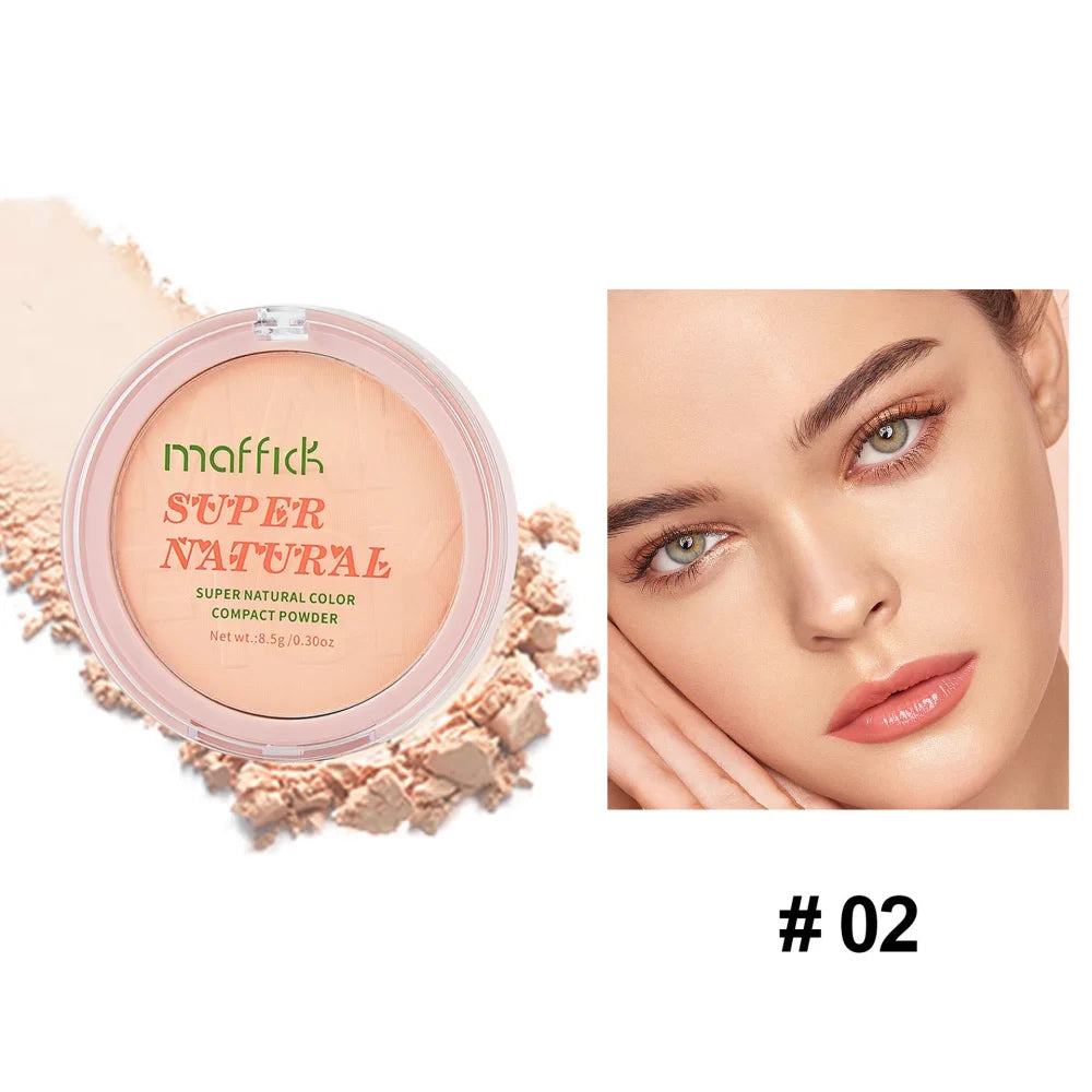3-Color Matte Pressed Powder Foundation Make-Up