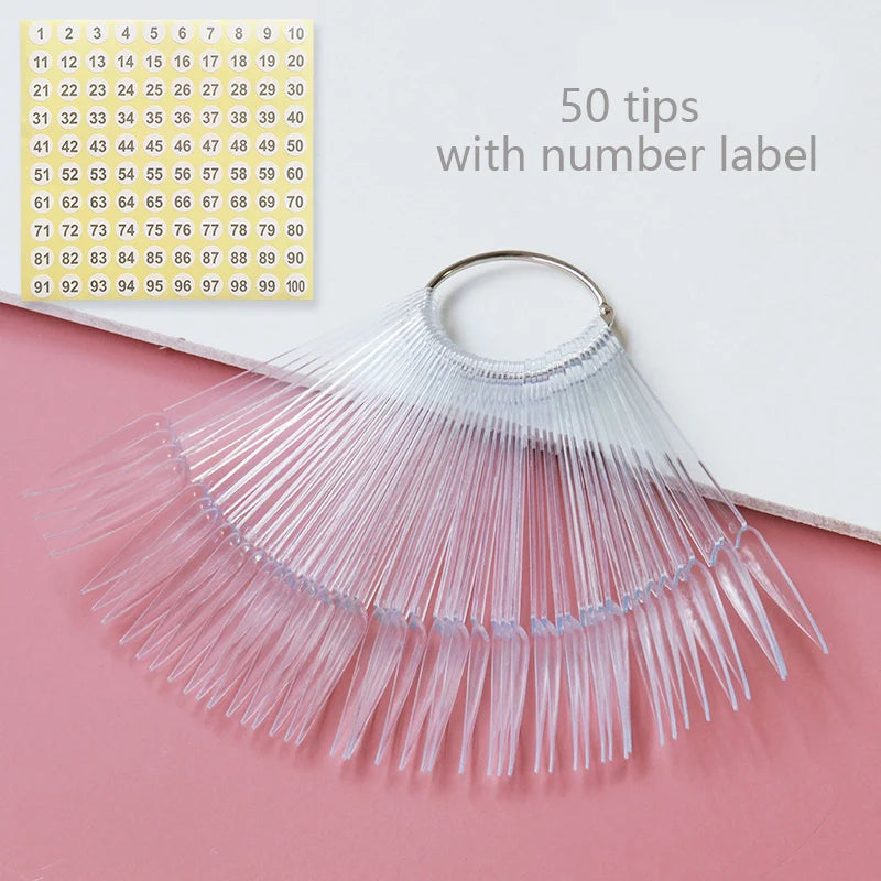 Nail Display Sticks Nail Swatch False Nail Tips