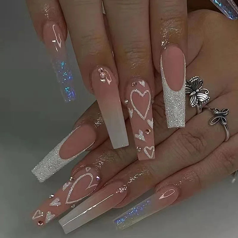 24Pcs Artificial Finger Nails