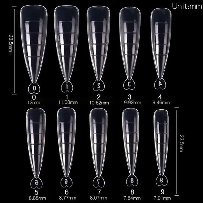 100Pcs/Box Acrylic Nail Tips