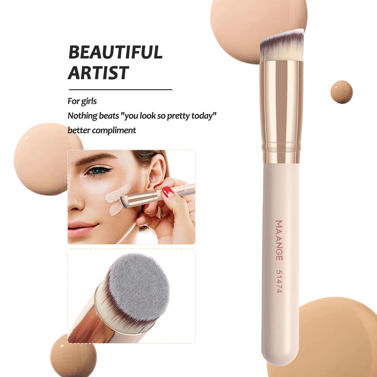 MAANGE 7pcs/set Makeup Brushes for Cosmetics