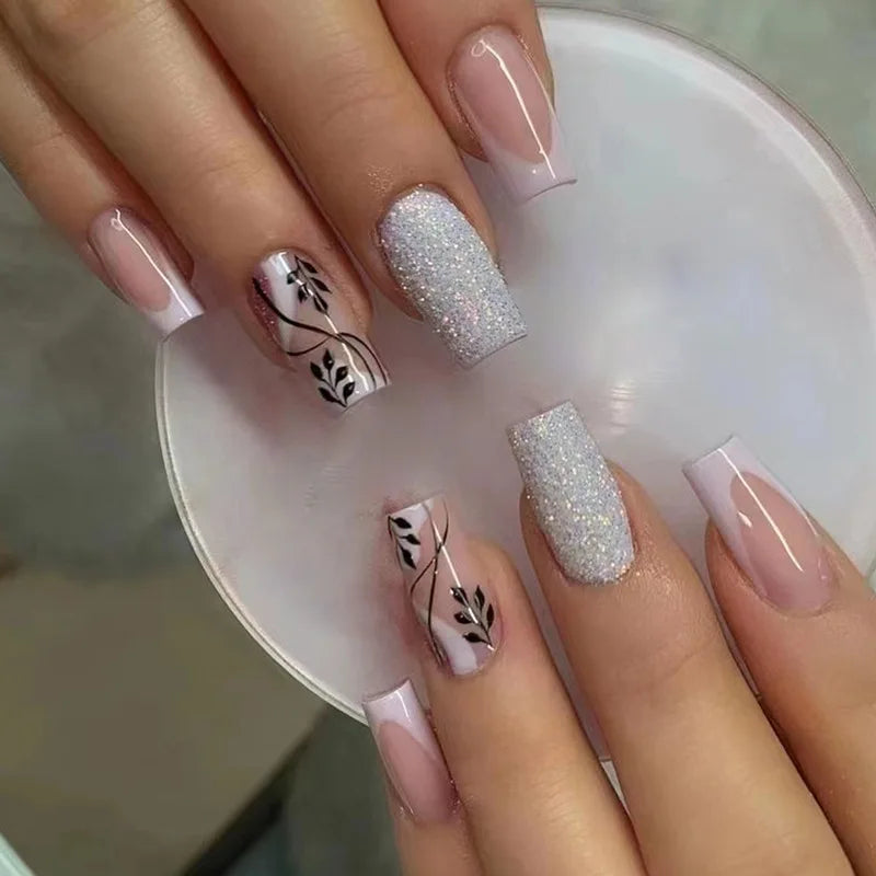 Fashion Colorful Butterfly False Nail