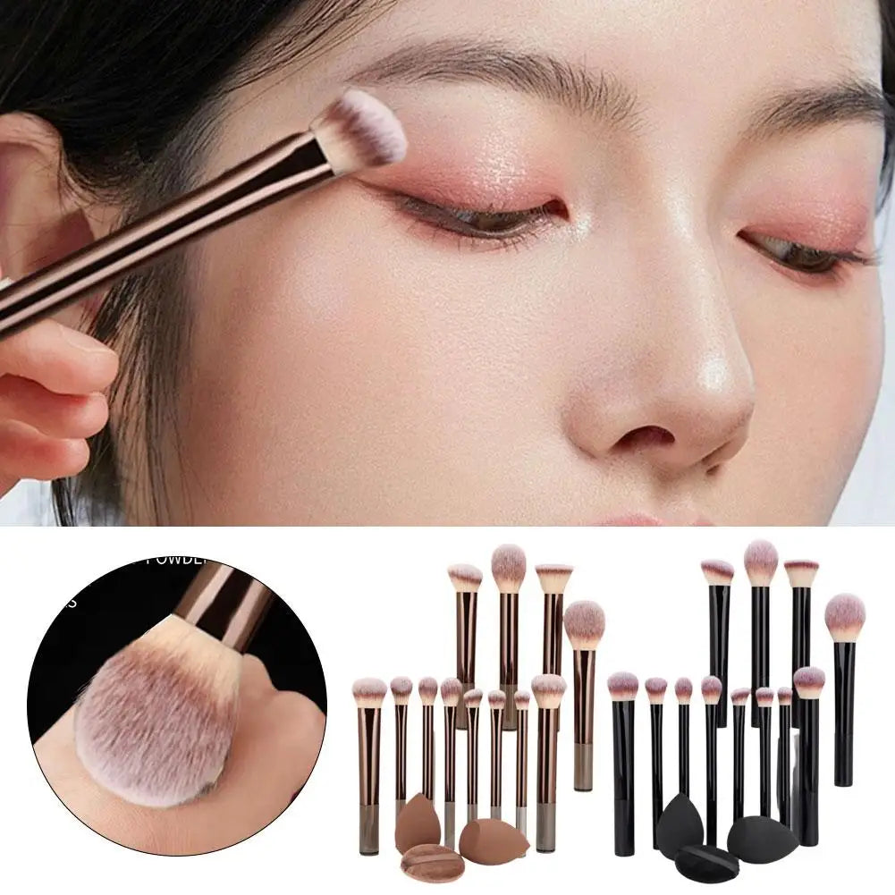 Makeup Brush Set 12 Pcs Everyday Essentials Makeup Brush Set
